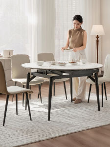 Extendable and Foldable Compact Living Room Dining Table