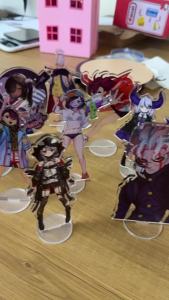 Bandai | 16CM Acrylic Anime Hình Đứng Cho Ganglion Hoopman Bóng Đại Tá Yatai Oji Setsuko Isobe Cos Đồ Trang Trí Quà Tặng Halloween