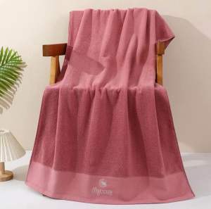 ผ้าเช็ดตัว ขนาดใหญ่ไซส์ L (80*160) ผืนใหญ่ จำโบ้มาก