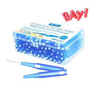 0.6-1.5mm 60PCS Interdental Brush Teeth Cleaning Orthodontics Oral Care Toothpick Dental Tool Floss Orthodontic Tooth Brush