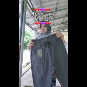 BintangRzt BB 150Kg Muat Celana Beggy Pants Twill Super Jumbo Kekinian