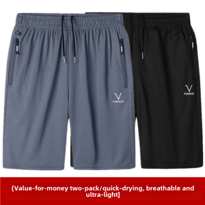 Summer Youth Sports Shorts Mens Quick-Drying Basketball Shorts Loose Running Fifth Pants Casual Breathable Half Length Sweatpants Fashion