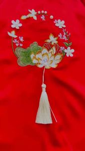 Áo dài cho bé gái mẫu Hoa sen xinh xắn diện lễ tết năm mới từ 12-40kg hàng thiết kế cao cấp