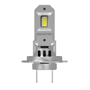 MAXGTRS 2Pcs H7 LED with Fan 20000LM Super Bright Head Light Headlight Bulb with Fan Turbo Mini Design Automotive Headlamp 12V 110W