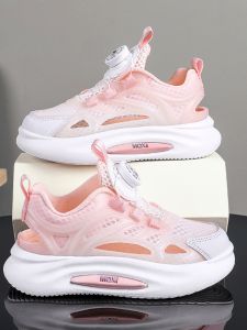 Bad Duck Breathable Mesh Childrens Shoes Summer New Style Medium Large Childrens Single Net Hollow Frame Shoes Kids Net Surface Shoes