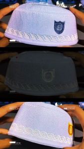 Peci Songkok Kopiah Putih Malaysia Abdul Hamid Motif Batik Pria Dewasa Anak Laki Laki