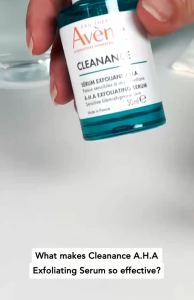 [EXP.2026.06] Avene Cleanance Exfoliant AHA Serum 30ml by SkinCaring18 EU