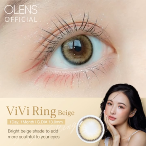 OLENS Vivi Ring Beige 1Day 20P + Case