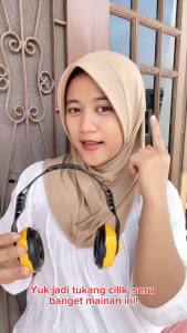 [KST] Mainan Gerinda Set Power Tools Edukasi Tukang Anak Kacamata Penutup Telinga Permainan