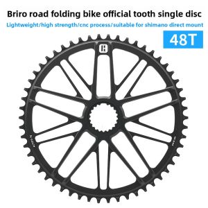 RIRO MTB Chainring Narrow-Wide Single/Double Compatible Shimano Direct Mount M9100/8100 Cycling Pedal Gear System Accessory