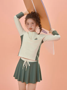 Quick Dry Thermal Fashionable Childrens Swimming Suit UV Protection Middle And Large Childrens High End Swimwear for Summer