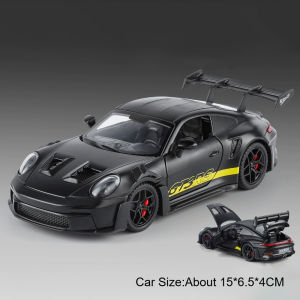 MAKEDA | 1:32 911 GT3 RS GT Alloy Sports Car Model Diecast Toys Doors Opened with Sound Light Pull Back Vehice Collecting Enthusiast Gift