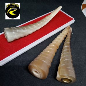 once pipa tanduk kerbau bule motif ulir berkualitas m133