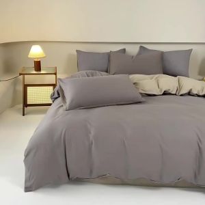 DreamHug PREMIUM Quality 4 in 1 CLEARANCE SALE Soft Skin-friendly Cotton SLV Size Full Size Bedsheet Pillowcase Bedding Suit Affordable Luxury Bedding