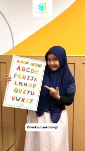 POSTER EDUKASI ANAK - HURUF ALFABET