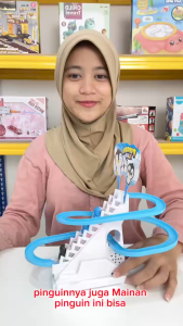 Mainan Anak Jolly Penguin Jolly Track Balap Naik Tangga Mainan Bebek Naik Tangga Mainan Anak Mainan Anak Perempuan - Mainan Anak Laki Laki