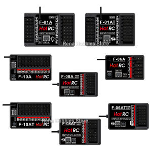 HOTRC 2.4Ghz 6CH 8CH 10CH F-06A F-08A F-01A F-10A Optional Gyro Receiver for Hot RC DS600 CT-6A CT-8A CT-10B HT-10A Transmitter