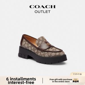 Coach | Outlets Leather Loafer Shoes