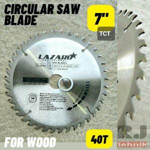Mata Gergaji Kayu Sirkel 7 inch Wood Circular Saw Blade 7" × 40 T Tajam