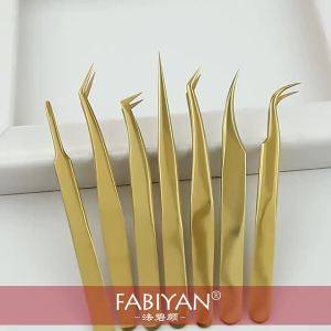 Eyelashes Tweezers Stainless Steel For Lashes Extension Makeup Tools Nail Art Accessories Rhinestone Picker Tools