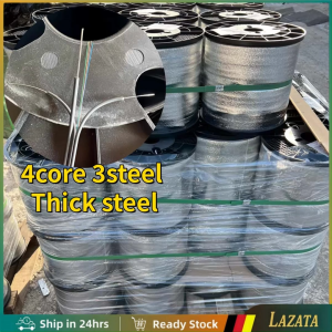 1.2mm FIBER CABLE 4 CORE OUTDOOR 1000 METERS (1KM) NON TELCO PURE BLACK