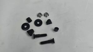 2PCS 38427 11570162 Tailgate Door Lock Latch Striker Bolt Tailgate Latch Bumpers Stop For Chevy Silverado Sierra 99-13