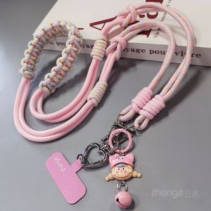 สร้อยคอโทรศัพท์มือถือแบบสามในหนึ่งพร้อมสายสะพายข้างสำหรับกลางแจ้ง สายโซ่ป้องกันการสูญหายสำหรับกล้องดิจิตอล อุปกรณ์เสริมโทรศัพท์มือถือ