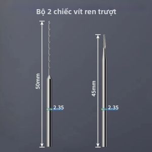 Bộ Dụng Cụ Tháo Vít Trượt Bằng Hợp Kim S2 Siêu Cứng 2 Chiếc Dùng Cho Sửa Chữa Điện Tử Chính Xác Tháo Lắp Nhanh Chóng