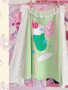 เสื้อยืดคอกลมแขนยาวสไตล์ญี่ปุ่นน่ารักสำหรับเด็กผู้หญิง ทรงหลวมๆ สไตล์ญี่ปุ่น แฟชั่นลำลอง แขนยาว เสื้อผ้าใส่สบาย