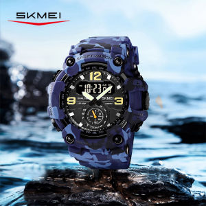 SKMEI Outdoor Shockproof Digital Wristwatches For Men Sports Waterproof Electronics Multifunctional Chrono  Watches Reloj Hombre