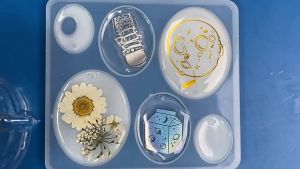 DIY Mould Handmade Multiple Shape Earring Pendants Epoxy Resin Mold DIY Geometry Shape Silicone Mold for Jewelry Making Keychain Pendants