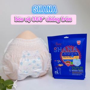 [Bán chạy] Băng vệ sinh quần chống tràn tối đa ban ngày ban đêm Freesize Shana chất lượng giá rẻ (2 miếng/gói)