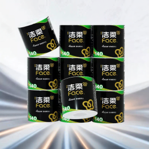 C&S | Thick 4-layer Black Face Toilet Paper 140g/roll