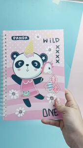 Notebook A5 Ring Note Mix Karakter Fancy Motif Random isi 60 Lembar & Binder Notebook Squeezy A5 isi 60 Lembar