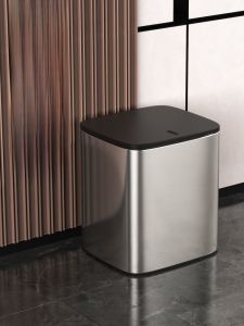 Smart Sensor Trash Can Stainless Steel Induction Home Kitchen Bathroom Bedroom Toilet Automatic Electric Waste Bin Garbage Can