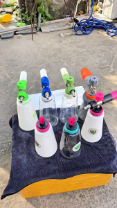 Thân Bình Jiong Wa 1000ml – Dành Cho Bình Phun Bọt Tháo Mở Nhanh Nhựa PET Trong Suốt Dây Silicone Tiện Lợi