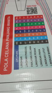 POLA JIPLAK CELANA PANJANG WANITA