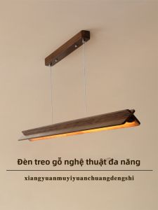 XIANGYUAN | Walnut Wood Pendant Light Simple Design