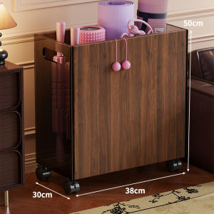 QINQI | Mobile Wheel Storage Rack for Yoga Mats Sports Gear
