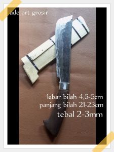 golok tebang bambu dan kayu (bedog) baja per