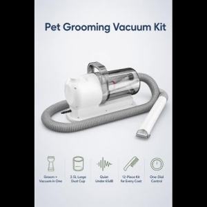 Pets Grooming Kits & Dog Hair Vacuum Powerful Suction For Dogs Cats For Long Or Short Hair Dog Shavers Pet Vacuum Groomer