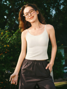 Beneunder | UV Protection Ice Silk Camisole with Built-in Bra Cool Comfort Back Beautiful Design Innerwear Outerwear