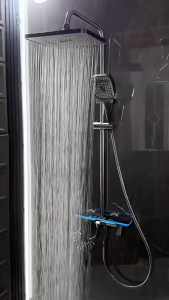KESOL shower set with  LED  Digital Display Luxury rain shower set Piano Key 4 Function Water Outlet Shower  Set for Bathroom