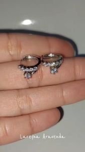 Lareyna Aravenda Anting Wanita S925 Spiral Kristal Crystal Zirconia AT080