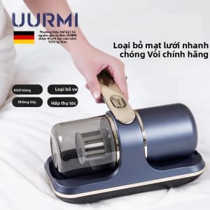 Máy Hút Bụi UURMI Diệt Mạt Bụi Với Lực Hút Mạnh Chức Năng Rung Tần Số Cao & Khử Trùng Bằng Tia Cực Tím Để Làm Sạch Nệm Và Giường