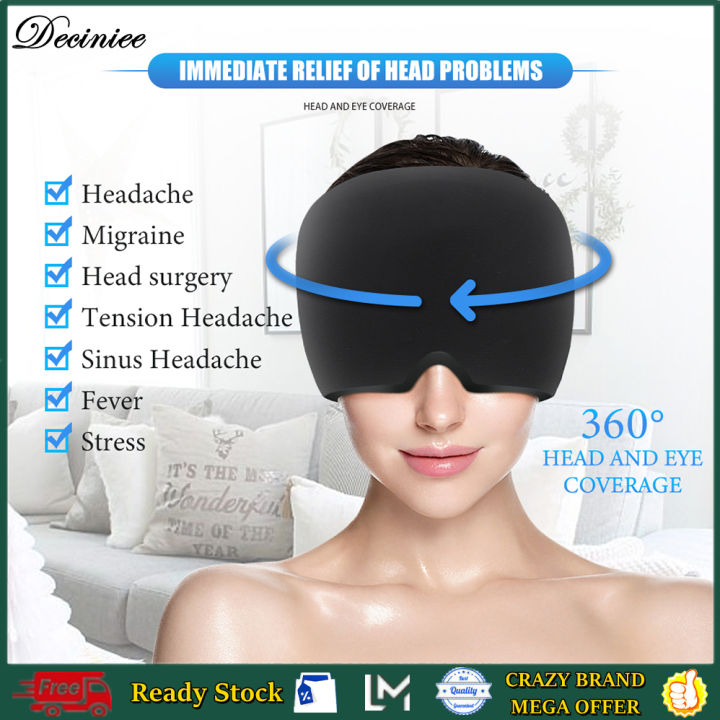 Migraine Relief Cap Gel Hot Cold Therapy Headache Ice Cap For Relieve ...