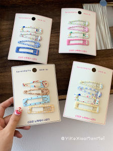 Cute Polka Dot Childrens Hair Clips Girls Cute Fringe BB Clips Baby Hair Cards Little Girl Hair Accessories Korean Style