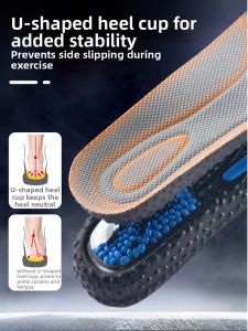 FUYOU | Invisible Height Increasing Latex Half-Insole Soft Breathable Non-slip Durable
