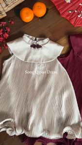 LEWIS EMMA - Song Qipao Dress (2-14 Tahun): Dress Anak Perempuan / Dress Anak Perempuan Tanpa Lengan