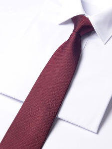 Romguest | Lazy Red Solid Business Formal Tie